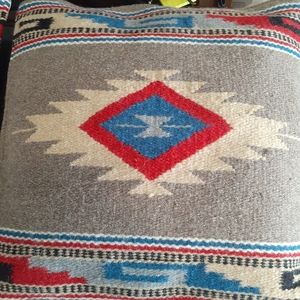 Pair of Hand Sewn Indian Tribe Pillows